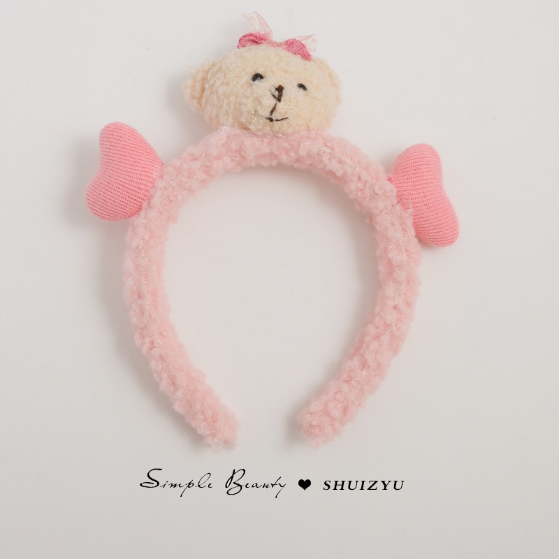 Băng đô cài tóc rửa mặt Phủ Lông Phong Cách Hàn Quốc Dễ Phối Đồ Thời Trang Cho Nam