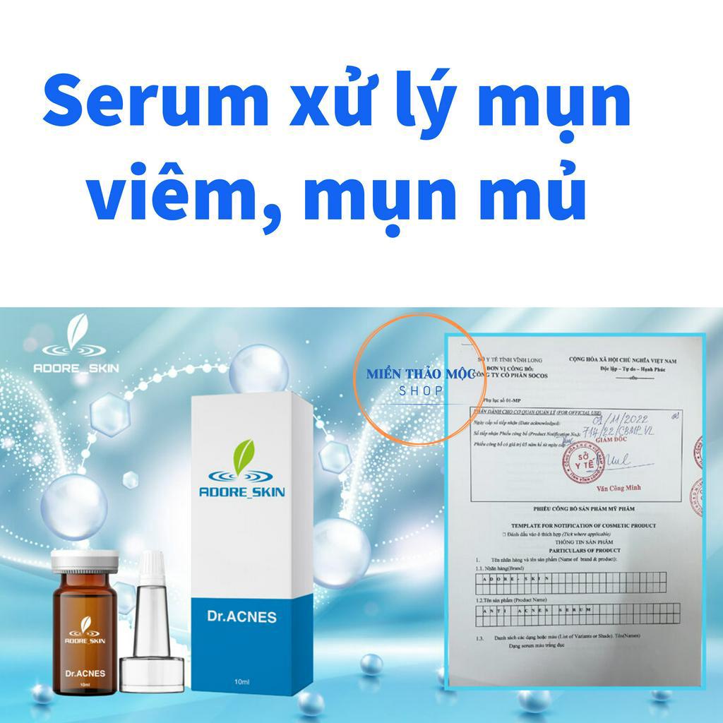 Serum Ngừa Mụn, Dưỡng Ẩm Da ACNE Serum – Adore Skin 10ml
