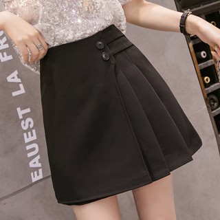 Chân váy xếp ly phối cúc thời trang công sở trẻ trung