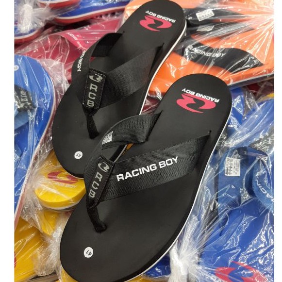 Dép Lào nam RCB đen size nam từ 38 - 43