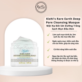 Mặt Nạ Đất Sét Kiehls Rare Earth Deep Pore Cleansing Masque