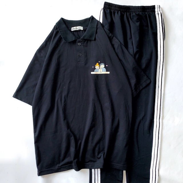 [FREESHIP] Áo Thun POLO Tay Lỡ 💖 Form Rộng Unisex Nam Nữ 💖 Phong Cách Ulzzang Hàn Quốc Couple | BigBuy360 - bigbuy360.vn