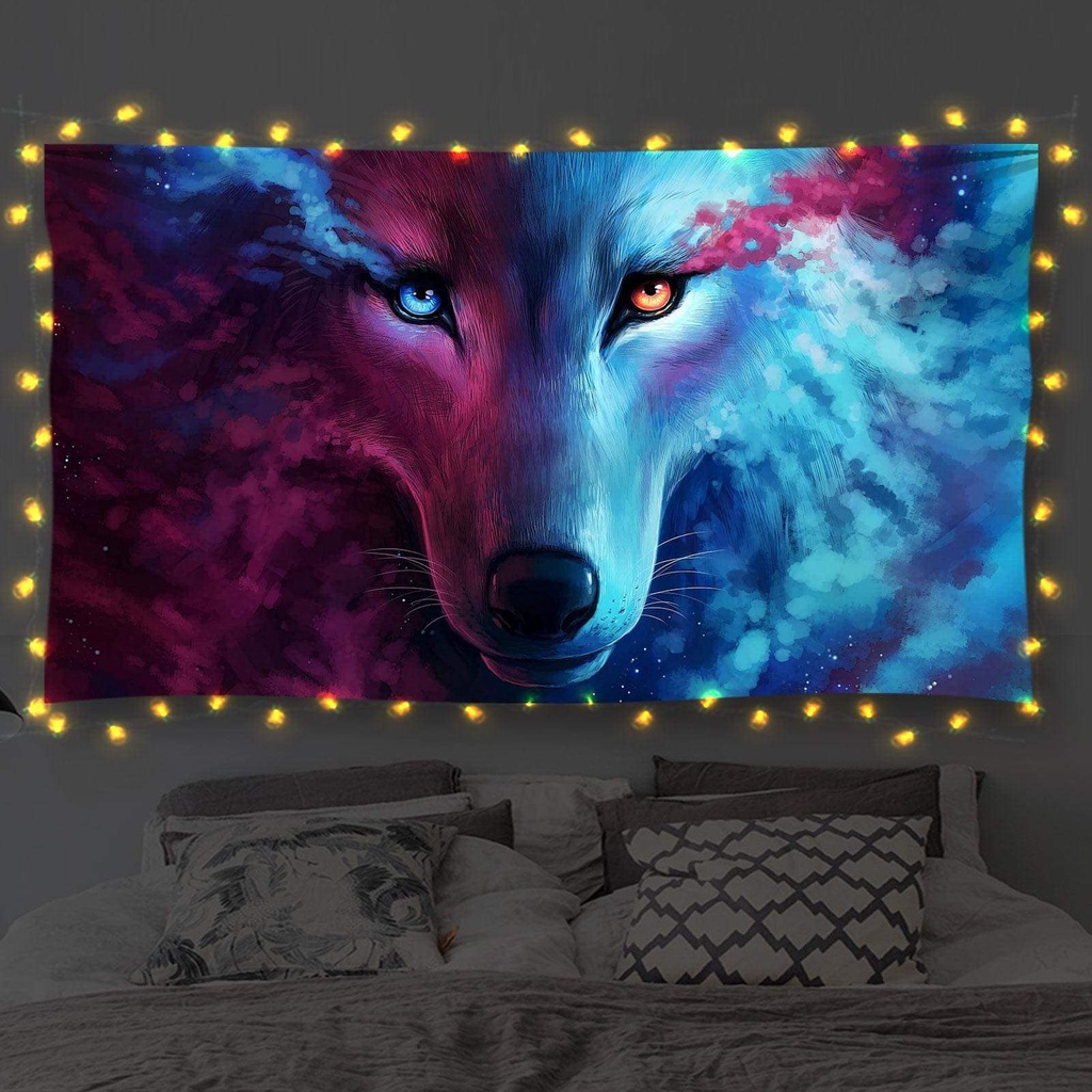 Tranh vải treo tường ❤️FREESHIP❤️ The Moon Decor trang trí nhà cửa 130x150cm Khổ lớn