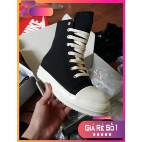 [Sale 3/3] ⚡️[Cực Chất] Giày Thơm Rick Owen Cao Cổ, Đế Thơm Hương Vani Sale 11 :