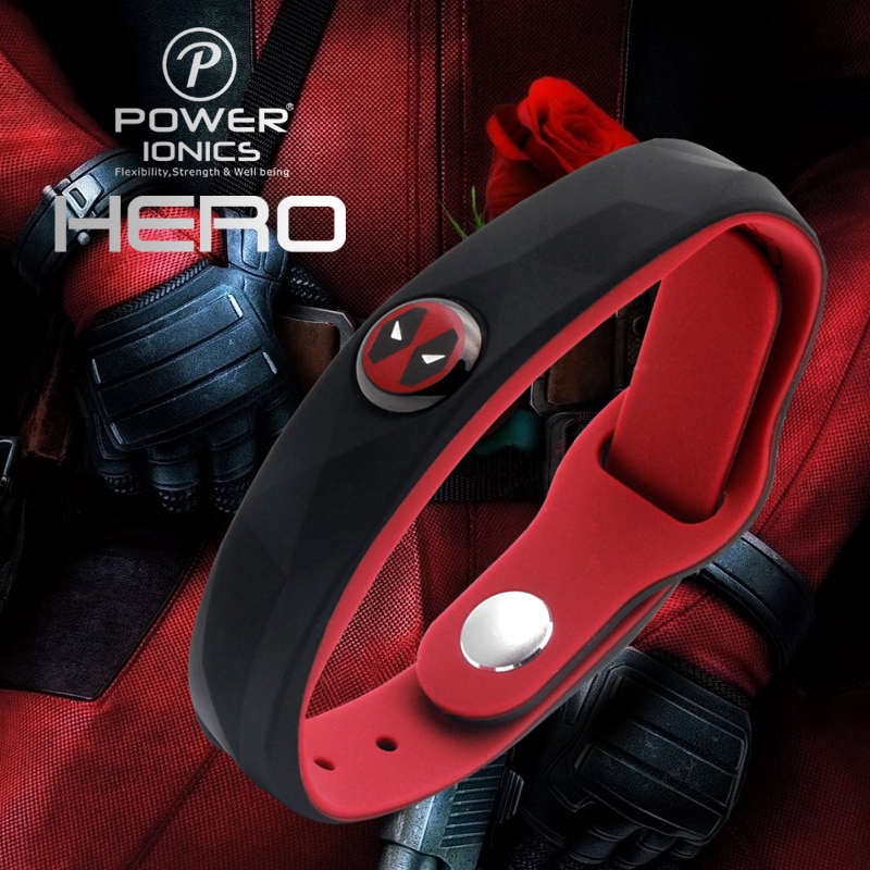 Vòng Đeo Tay Thể Thao 3000 ions Chống Nước Bằng Titan In Chữ Thời Trang