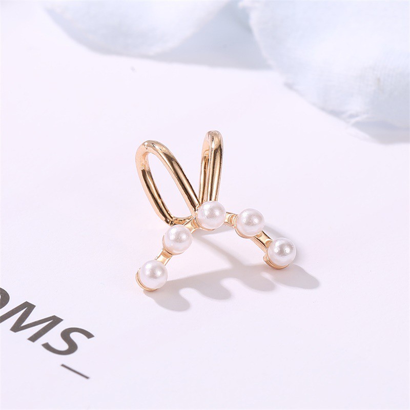 Khuyên tai đính ngọc trai nhân tạo thời trang cho nữ