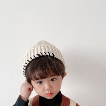Mũ beanie dệt kim giữ ấm bốn mùa cho bé