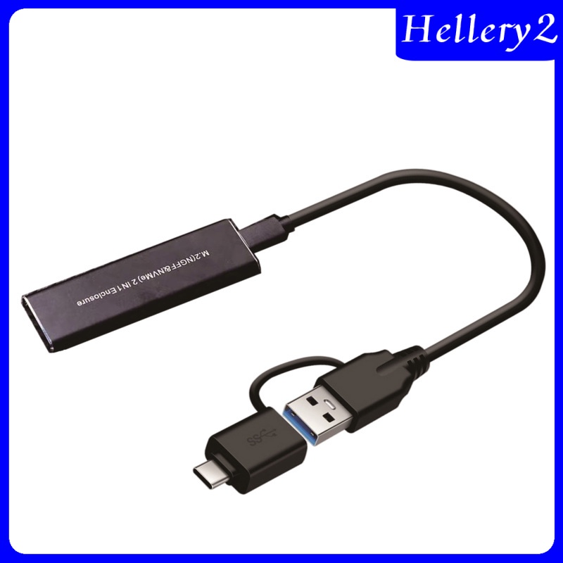 [HELLERY2] M.2 NVME SSD SATA Enclosure Adapter USB C Case Dual Protocol | BigBuy360 - bigbuy360.vn