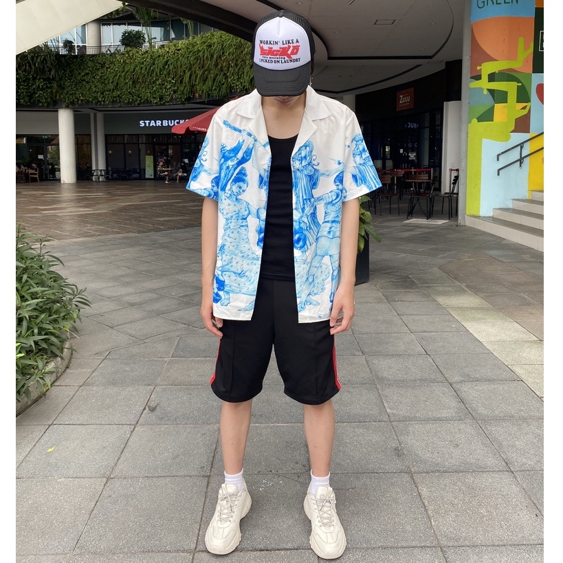 Áo Sơ Mi Ngắn Tay Cuban Shirt Evolution PLAYAZ