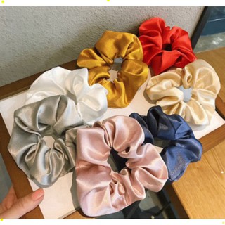 Dây buộc tóc scrunchie hàn quốc phụ kiện tóc cho bé chất vải lụa