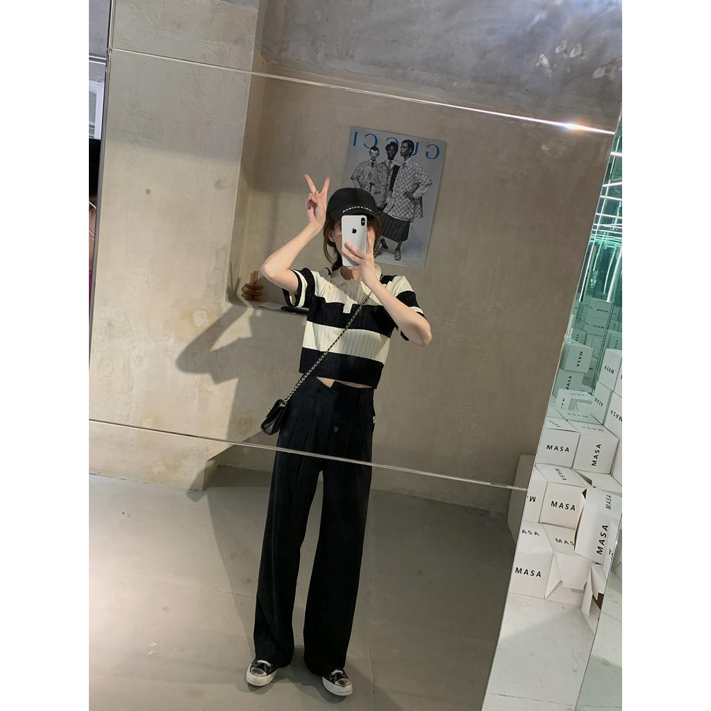 Áo polo Ngắn Tay Kẻ Sọc 8852 #