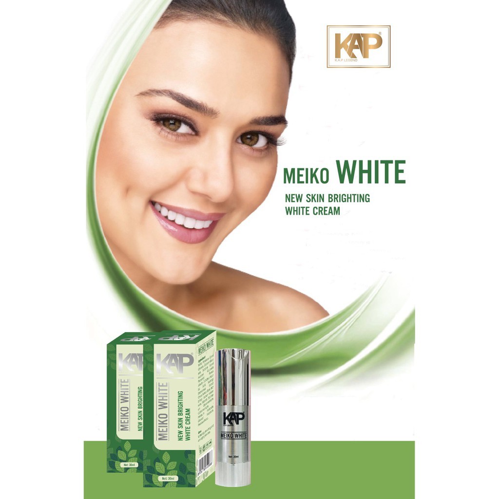 Kem dưỡng trắng da chuyên sâu Meiko White dung tích 30ml