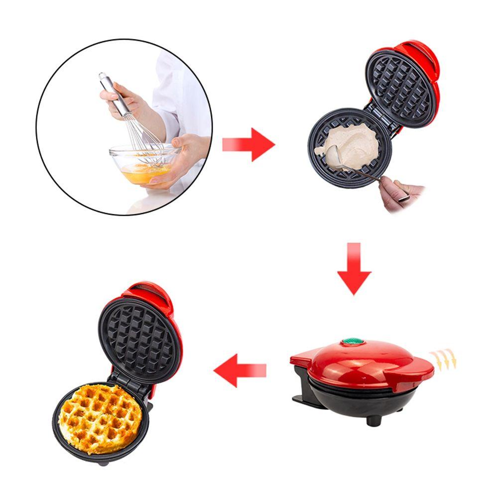 Chảo Điện Làm Bánh Waffles Hai Mặt Mini Chống Dính Đa Năng