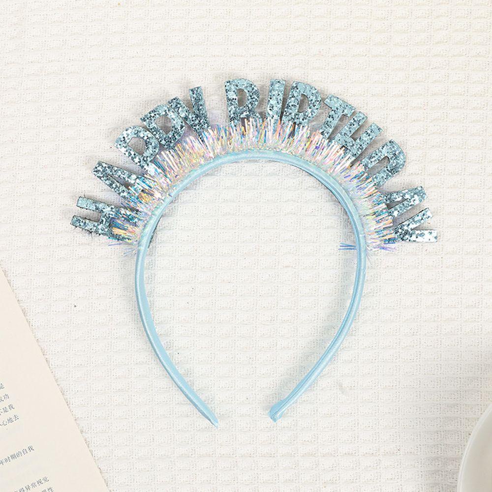 IVORY Băng Đô Đính Kim Sa Lấp Lánh Nhiều Màu Sắc Dùng Trang Trí Bánh Kem Cho Người Lớn Và Trẻ Em