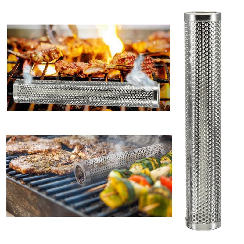 Ống Lưới Tròn Bằng Thép Không Gỉ Cho Lò Nướng BBQ Ngoài Trời