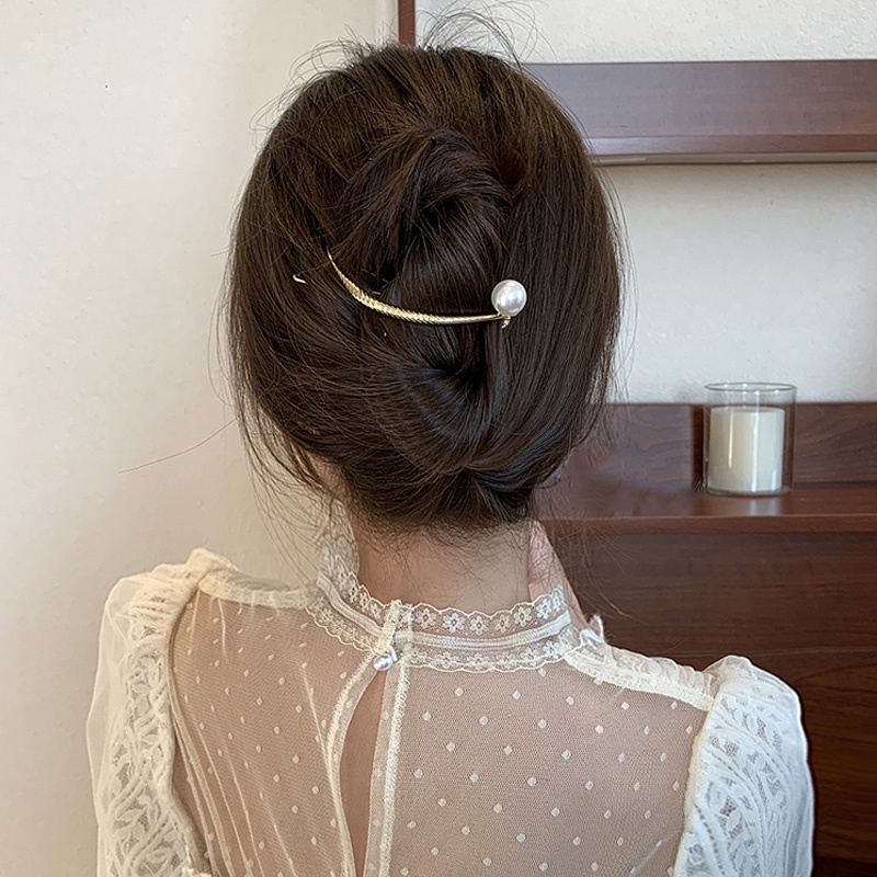 Kẹp Tóc Đính Ngọc Trai Xinh Xắn Dành Cho Nữ