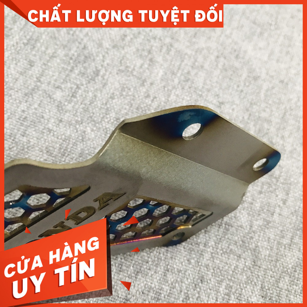 Che ben đạp TITAN cho xe SONIC, WINNER 100% titanium lên màu bằng khò nhiệt