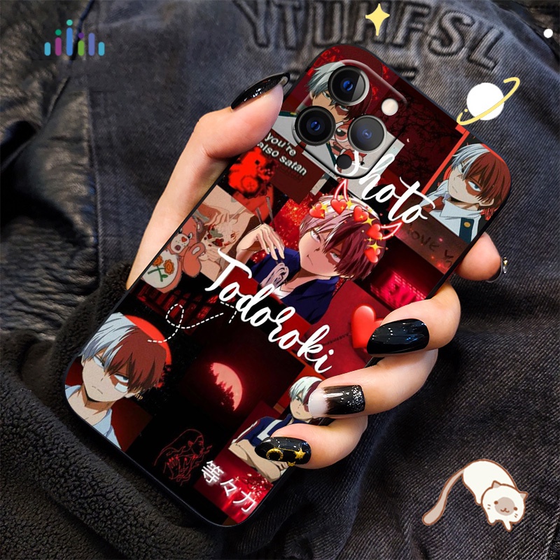Ốp Điện Thoại Mềm Họa Tiết Shoto Todoroki My Hero Academia Cho iPhone 7 8 7+ 8+ 6+ 6S+ XR XS Max 5 5s VX137