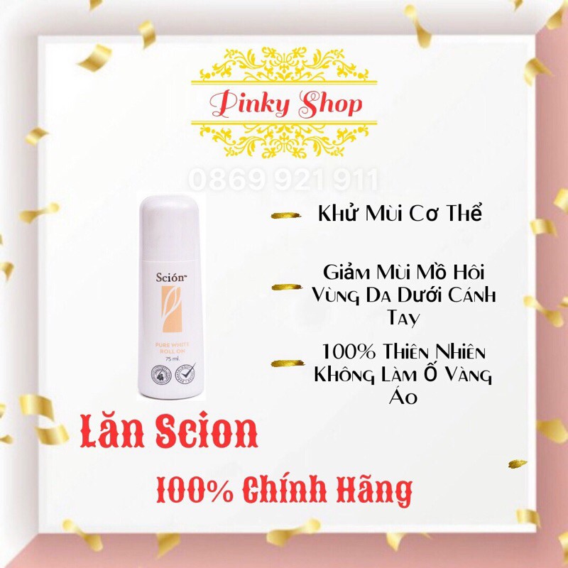 Lăn Khử Mùi Scion Pure White Roll On Nuskin