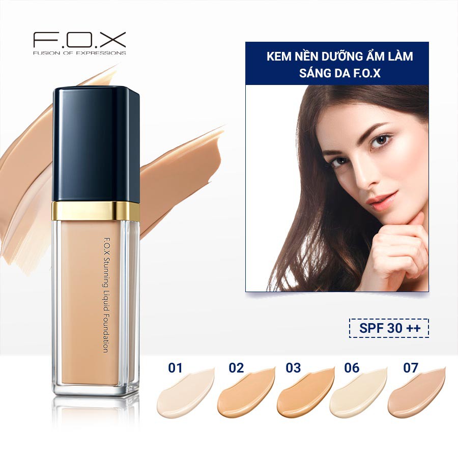 Kem nền FOX Stunning Liquid Foundation SPF30 | BigBuy360 - bigbuy360.vn