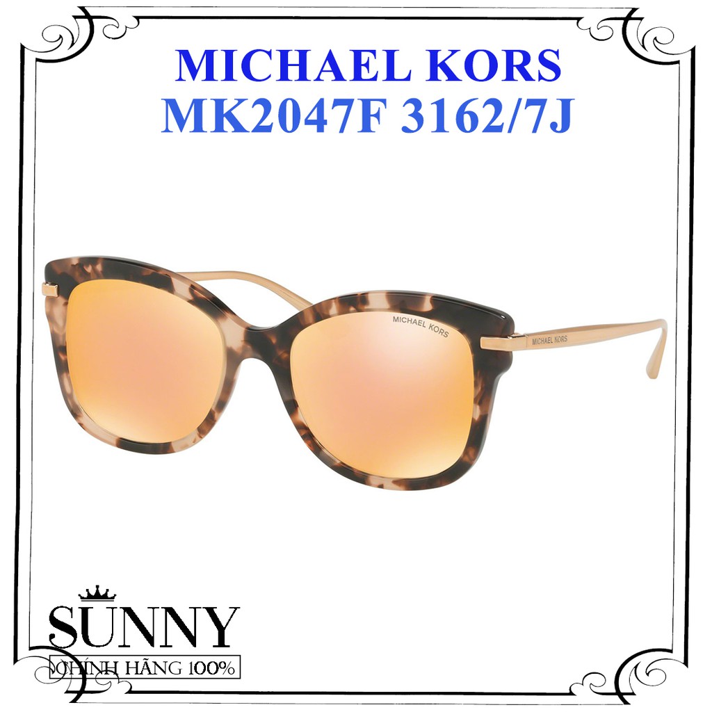 MK2047F kính mát Michael Kors chính hãng, thiết kế dễ đeo bảo vệ mắt