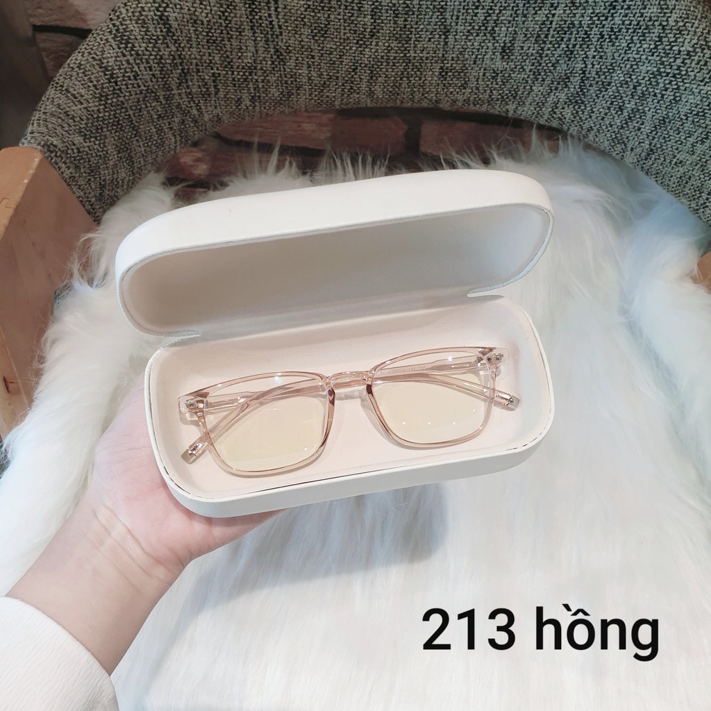 Kính Vuông Nam Nữ G STORE Gọng Kính Chất Liệu Nhựa Dẻo Xịn Phụ Kiện Thời Trang Lắp Được Mắt Cận 213 | BigBuy360 - bigbuy360.vn