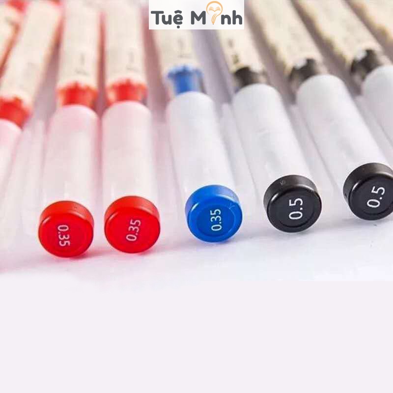 Bút gel 0.5mm màu mực đen/xanh/đỏ Sty.le Muji B41 bút đầu kim dành cho học sinh VPPTUEMINH, văn phòng