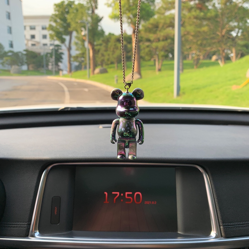 Dây Treo Trang Trí Nội Thất Xe Hơi Hình Chú Gấu Màu Sắc Ngọt Ngào Dễ Thương