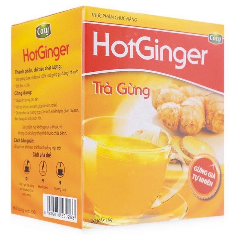Trà Gừng Hoà Tan Cozy 200g