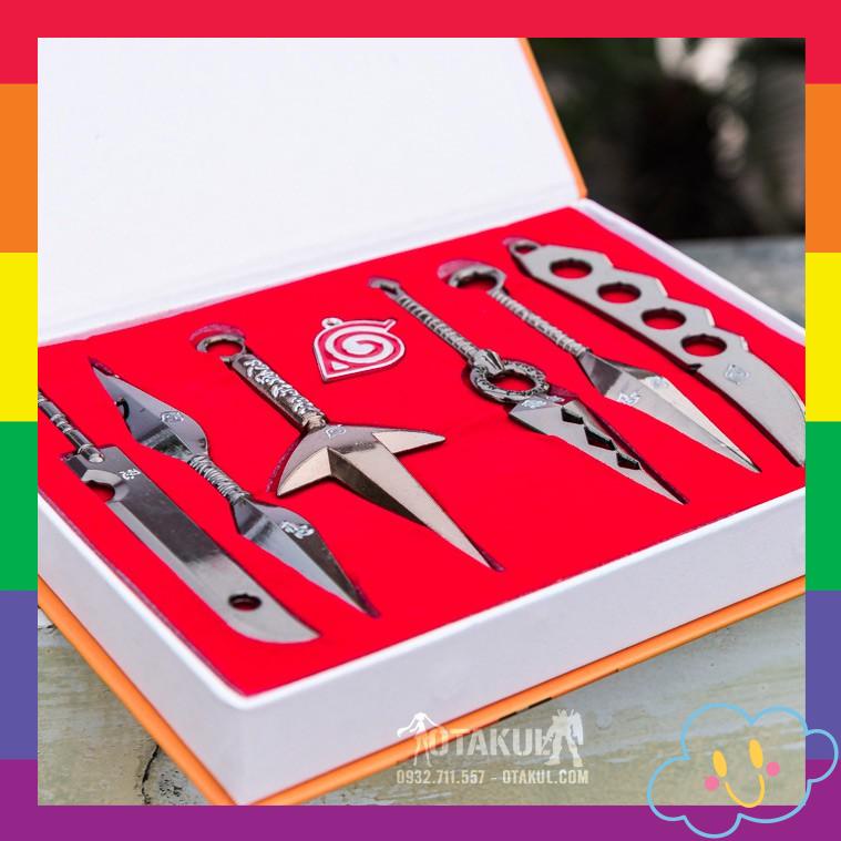 Bộ Móc Khóa Naruto - Đen Bóng