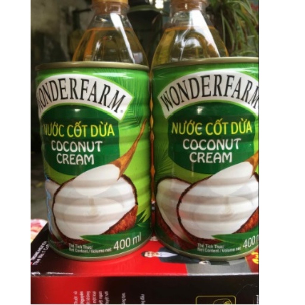 Nước cốt dừa wonderfarm 140ml/400ml  thơm ngon ngậy