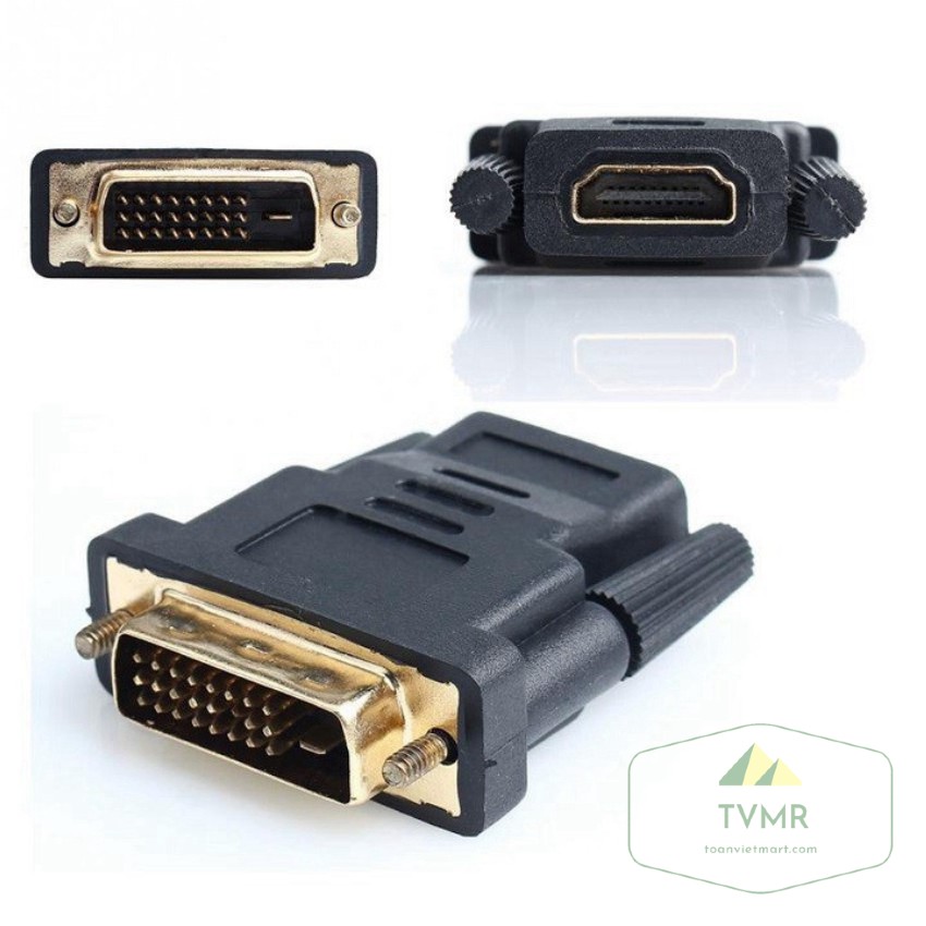 50 Đầu chuyển HDMI ra DVI 24+1 | 50 cục chuyển dvi ra hdmi