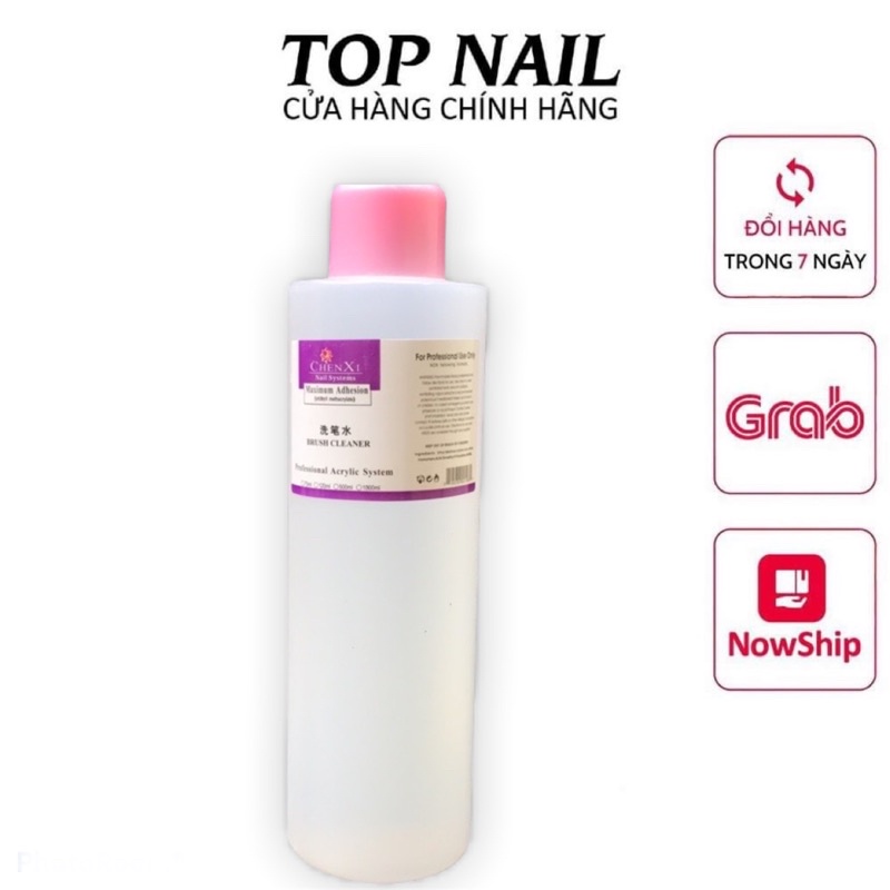 Chai nước rửa cọ,bút ngành nail móng 1000ml