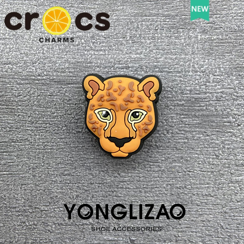 Phụ Kiện Khóa Giày crocs Họa Tiết Da Báo / Hoa Thời Trang DIY