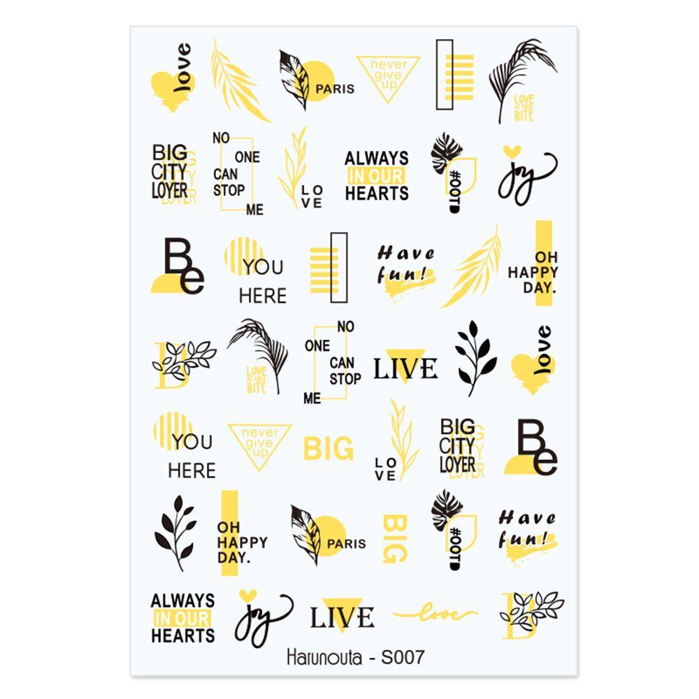 OCEANMAP Miếng Dán Trang Trí Móng Tay 3D Hình Cô Gái Thời Trang DIY