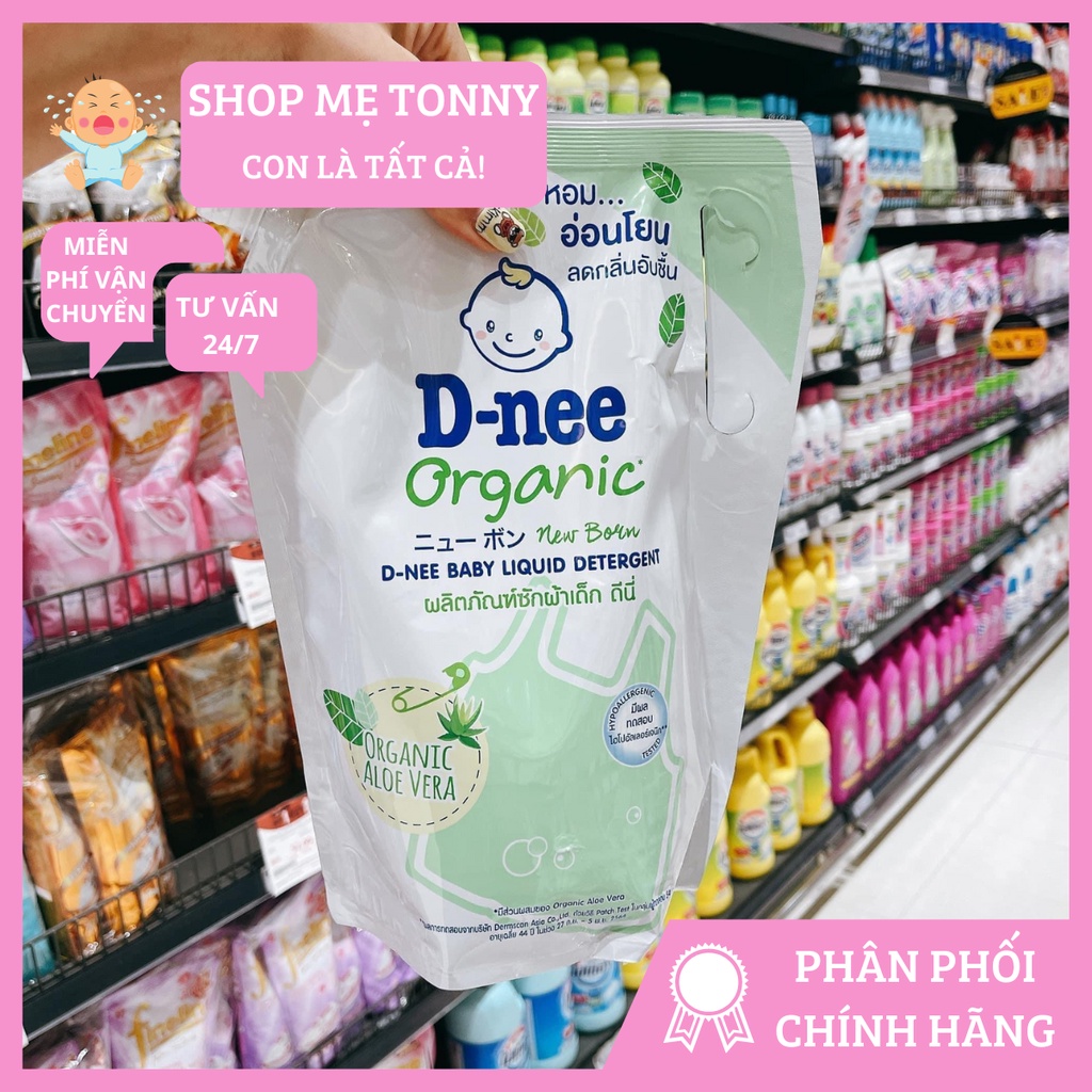 Nước giặt Dnee organic nội địa Thái túi 1400ml