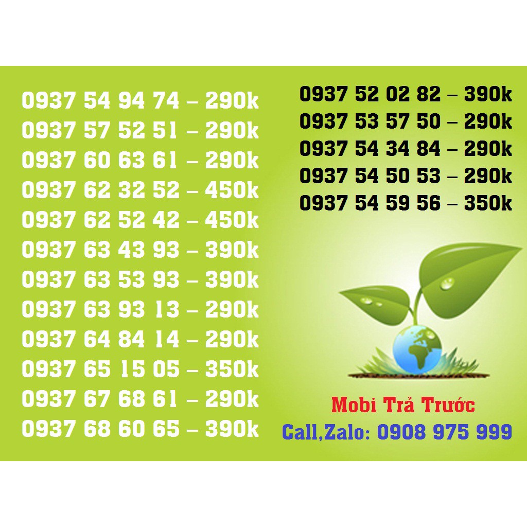 Đại lý chuyên bán sim giá rẻ số đẹp dưới 500k