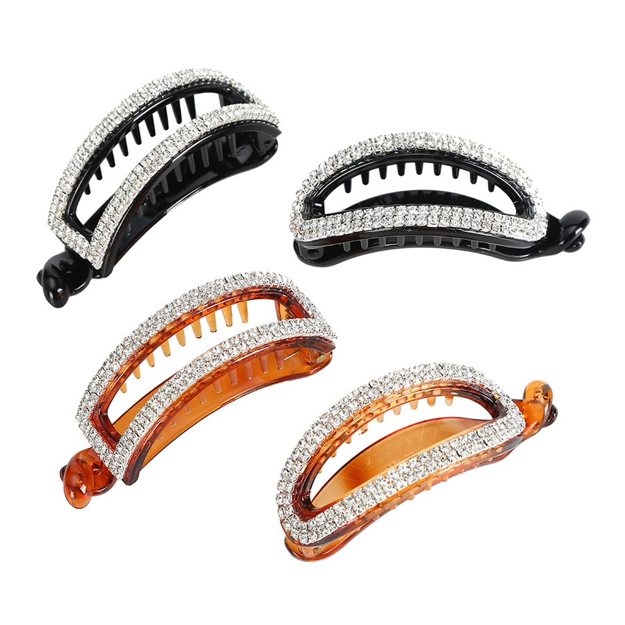 Kẹp tóc đính đá và ngọc trai thời trang cho nữ