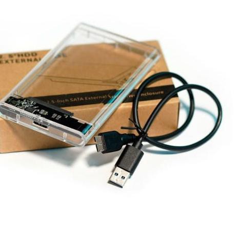 Hộp Đựng Ổ Cứng Ngoài Ssd Sata 3 2.5 Inch Usb 3.0 Trong Suốt | BigBuy360 - bigbuy360.vn