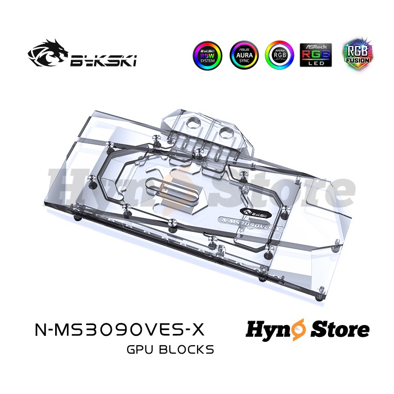 Block tản nhiệt nước cho card màn hình MSI 3080 3090 Ventus Tản nhiệt nước custom -Hyno Store