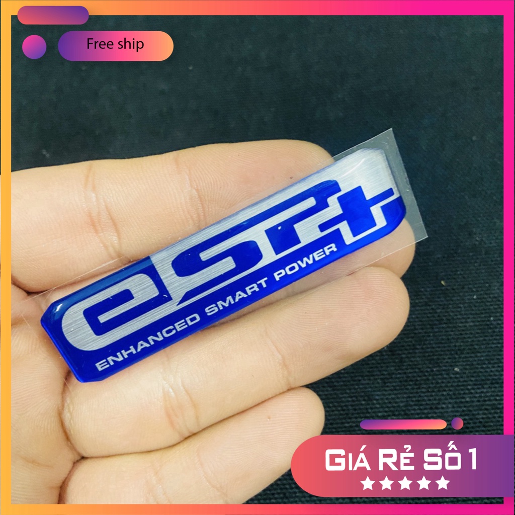 HCM  Logo tem nhựa nổi ESP hàng cao cấp sử dụng dán ốp pô e các dòng xe tay ga VARIO, AIRBLADE, SH, VISION ĐỒ CHƠI XE MÁ