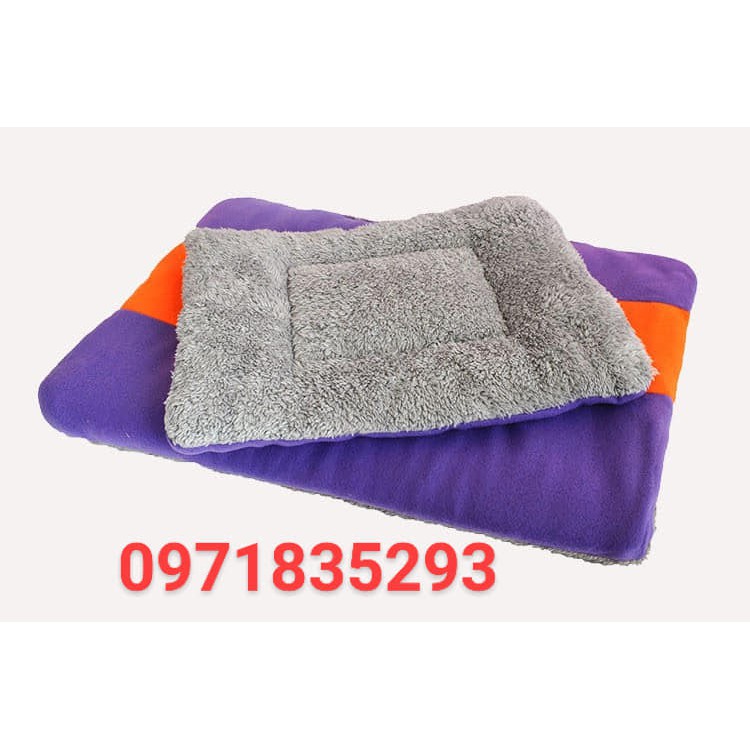 Ổ ĐỆM CHO CHÓ MÈO - Thảm nằm 2 mặt cho CHÓ MÈO