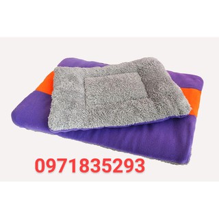 Ổ đệm cho chó mèo - thảm nằm 2 mặt cho chó mèo