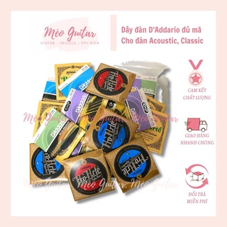 Dây đàn guitar acoustic d'addario | dây đàn guitar classic d'addario | ez910 ez900 ez920 exp26 ej13 ej45 ej46 ej48 ej49