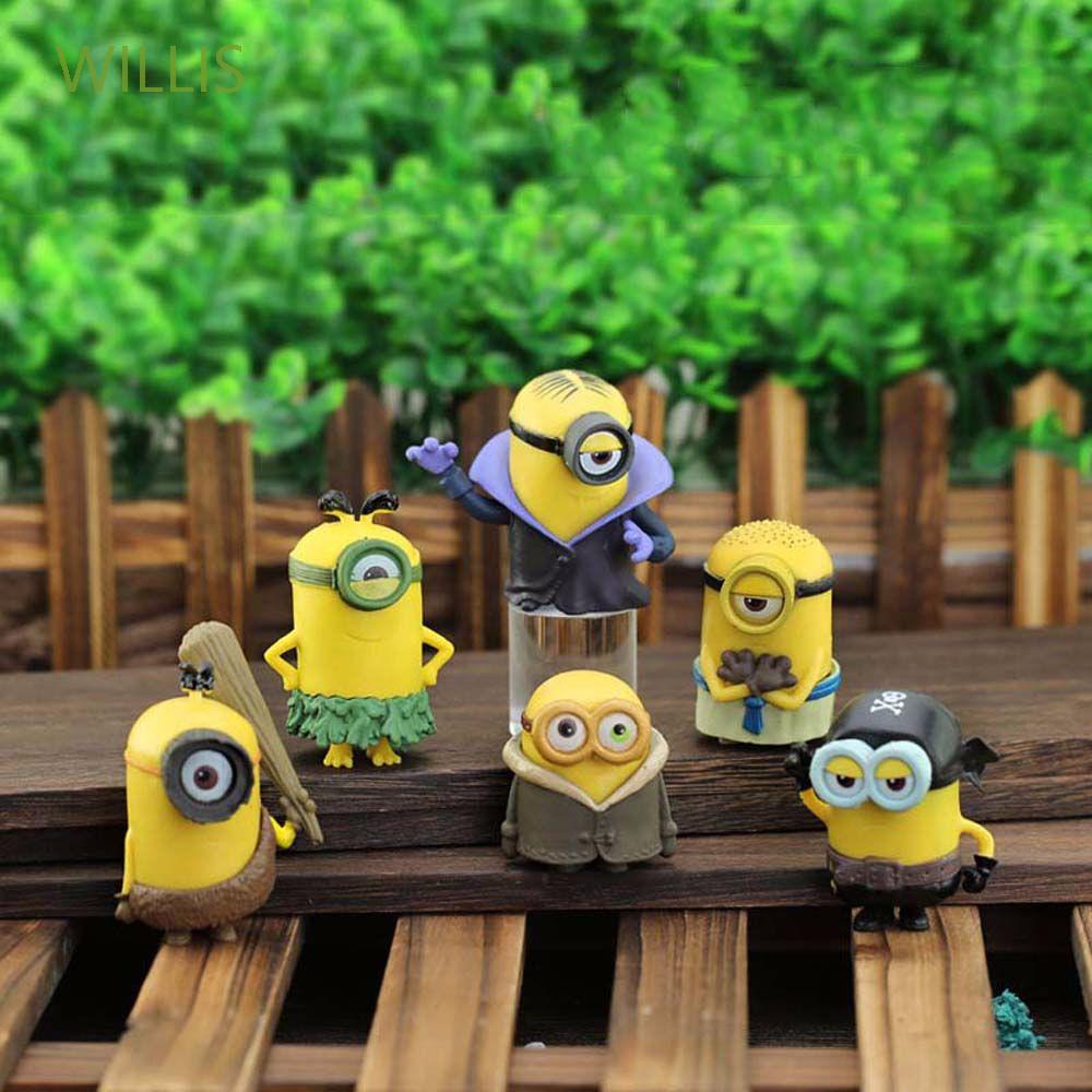 Set 6 / 10 / 12 mô hình Minion dễ thương ngộ nghĩnh dùng để trang trí