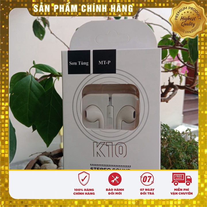 Tai nghe cao cấp Sơn Tùng - MTP K10 cho âm thanh cực chuẩn