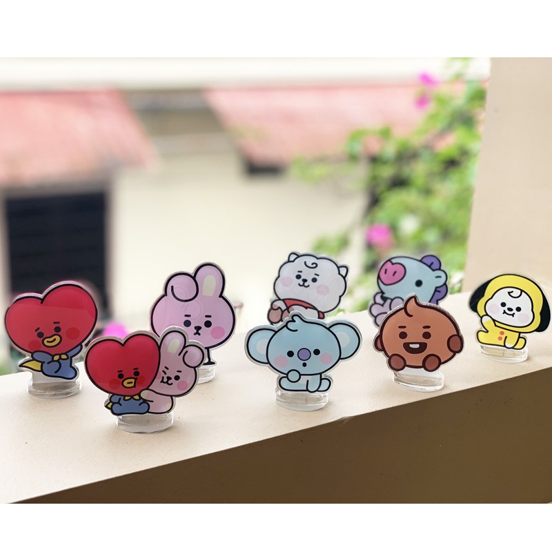 Standee BTS BT21 - Tượng Mica Nhân Vật BT21