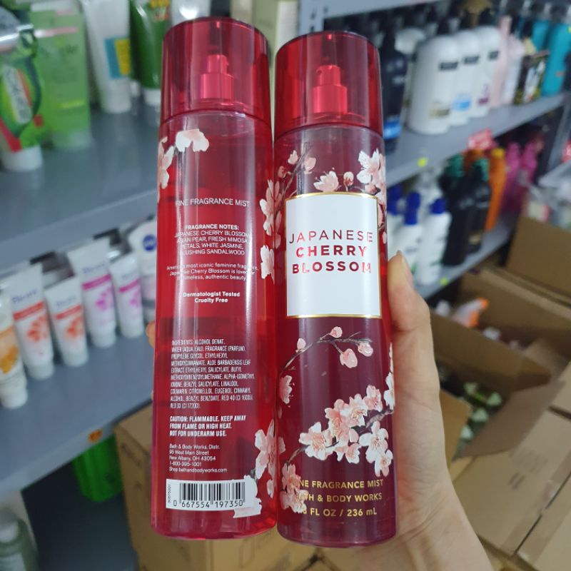 Xịt Thơm Bath And Body Works Japanese Cherry Blossom 236ml