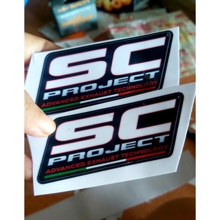 Combo 2 Tem Decal Pô SC Project Dán Xe Giá Rẻ