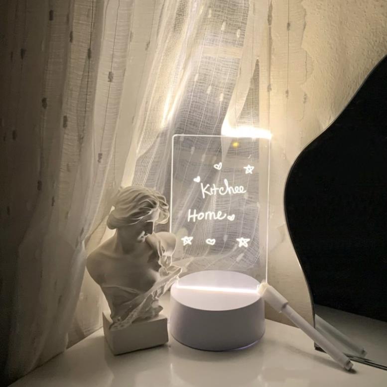 Đèn Ngủ Tự Trang Trí, Đèn Ngủ 3D Viết Xoá Theo Sở Thích Độc Nhất Vô Nhị, Siêu Dễ Thương